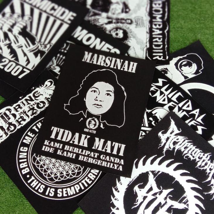 Stok terbatas.. Backpatch Sablon/Patch Punggung Suicidal Ramones Marsinah/Emblem Belakang Jaket