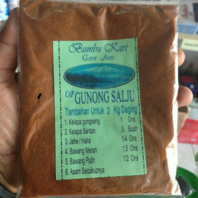 

Bumbu Kari atau Bubuk Kari Aceh untuk 2 kg daging