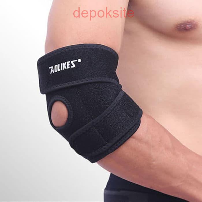 AOLIKES 7946 Deker Siku Elbow Pad Safety Knee Pad Sleeve Elbow Guard Semua Olahraga Bola Volley Tennis Gym Volley