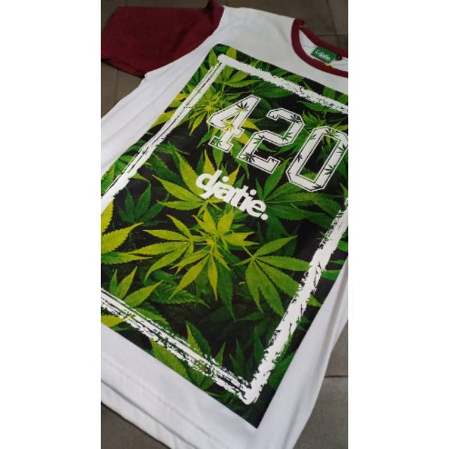 kaos baju distro tshirt 420 original