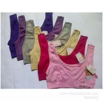 Bra Wanita Sport BH Olahraga Import tanpa kaitan dan busa - Miniset Rajut Dewasa Remaja Mini Set Korea Sexy