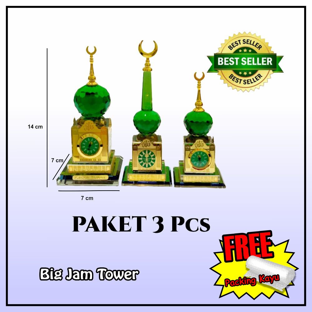 Paket Miniatur Tower Jam Mekah