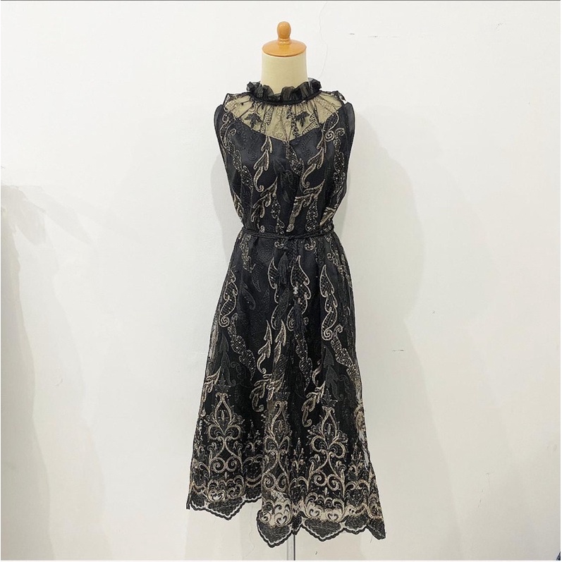 Cindy set | brocade dress , lace brukat