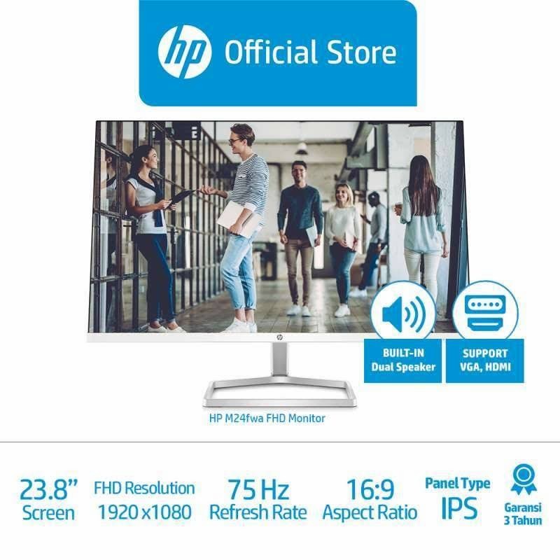 MONITOR HP M24Fwa IPS Full Hd 75Hz 24&quot; Garansi Resmi | ITECHBALI