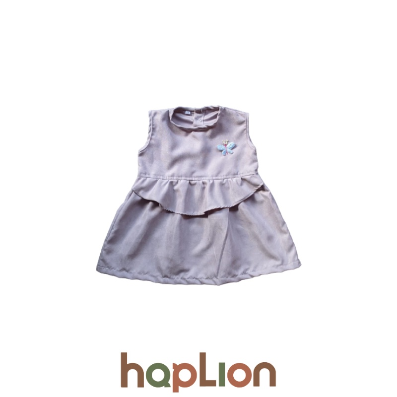 Dress Tanpa Lengan Kutung Anak Perempuan 1-3 Tahun | Haplion Kidswear