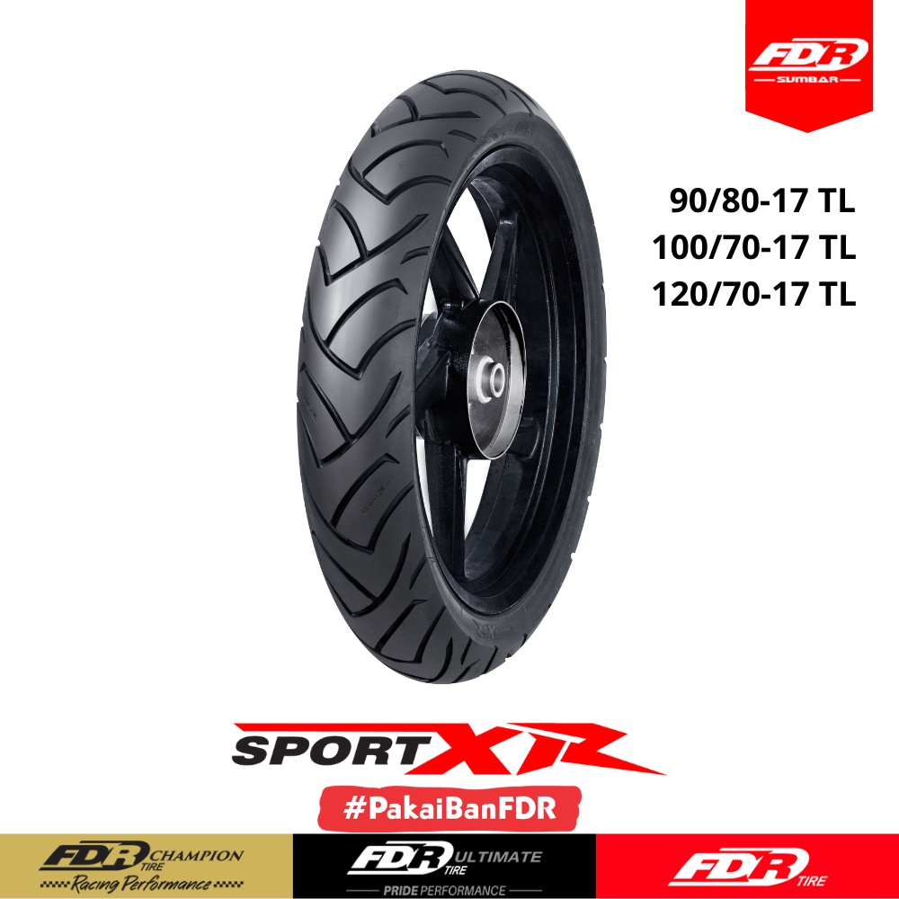 BAN MOTOR FDR TUBELESS SOFT COMPOUND SPORT XR CHAMPION