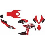 Decal Stiker Decal Striping Motor New CBR150R FACELIT RED THUNDER GRADE S
