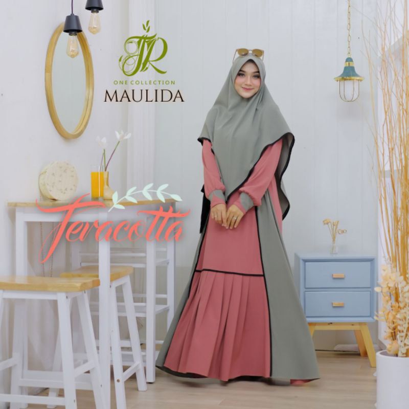 GAMIS MAULIDA SYARI BY JR ONE ORI100%AB COLLECTION GROSIR
