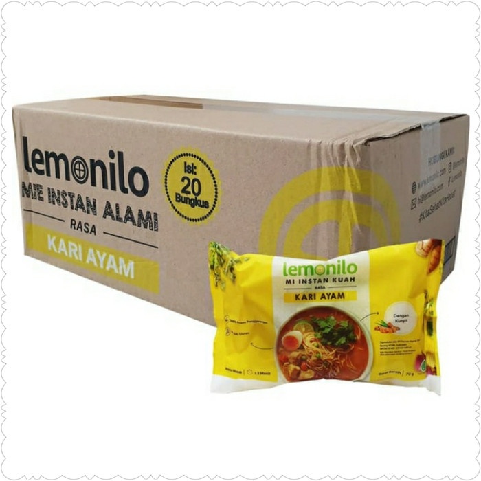 Lemonilo Mie Instant Sehat mie kuah 1 dus isi 20pcs