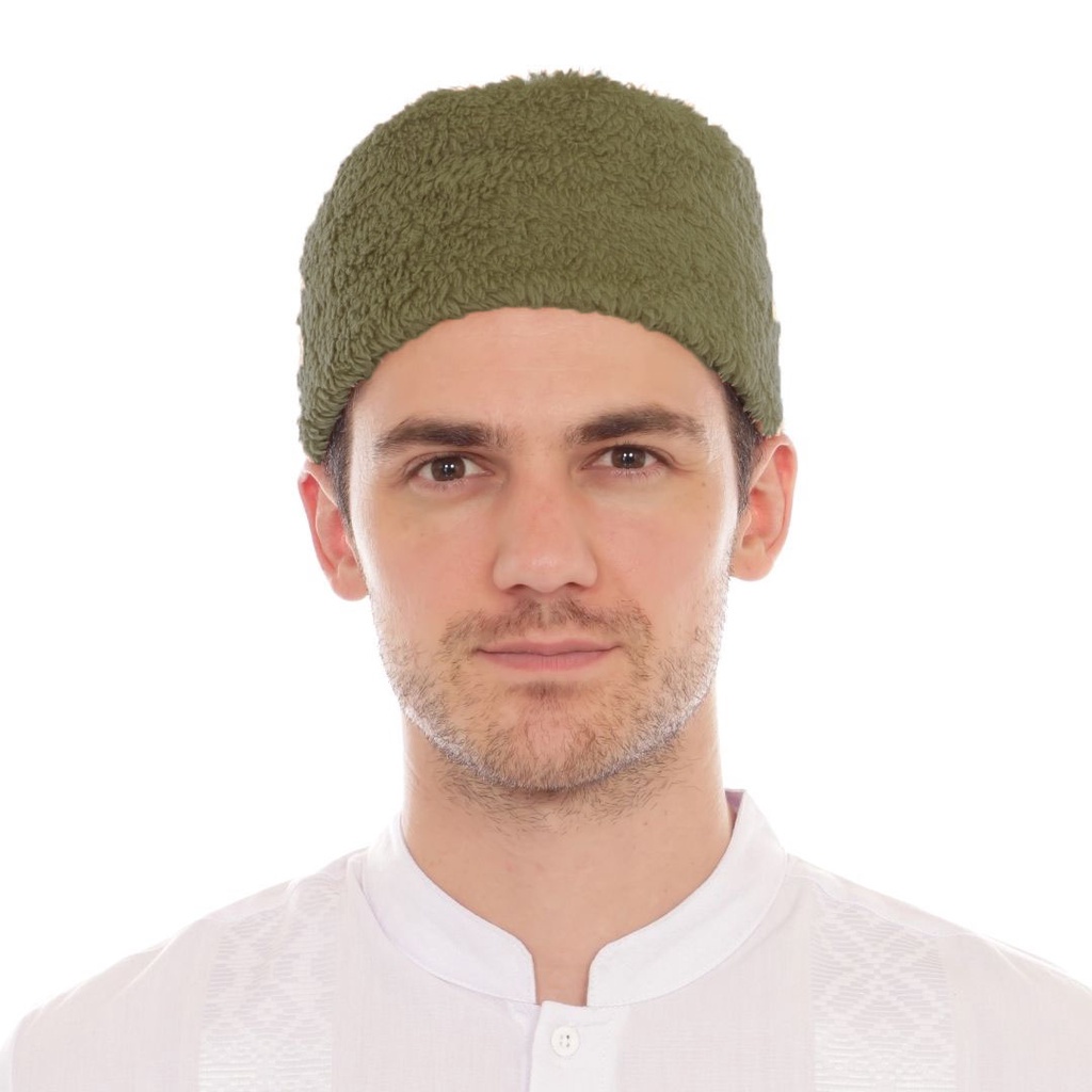 Peci Bulu Hijrahmen warna Hijau Army