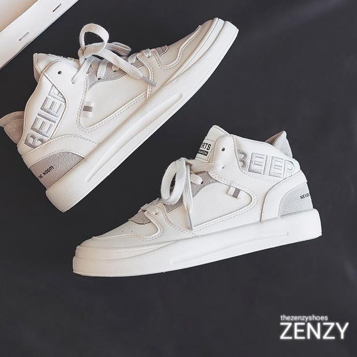 328SEW Zenzy Premium Woodlee Korea Inspired - Sepatu PU Modis Comfy Eart