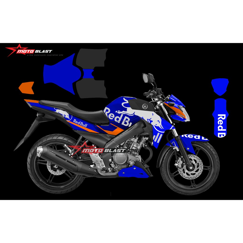 Decal stiker Yamaha Vixion Advance Redbull