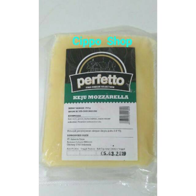 

Keju Mozzarella Perfetto 250gram...