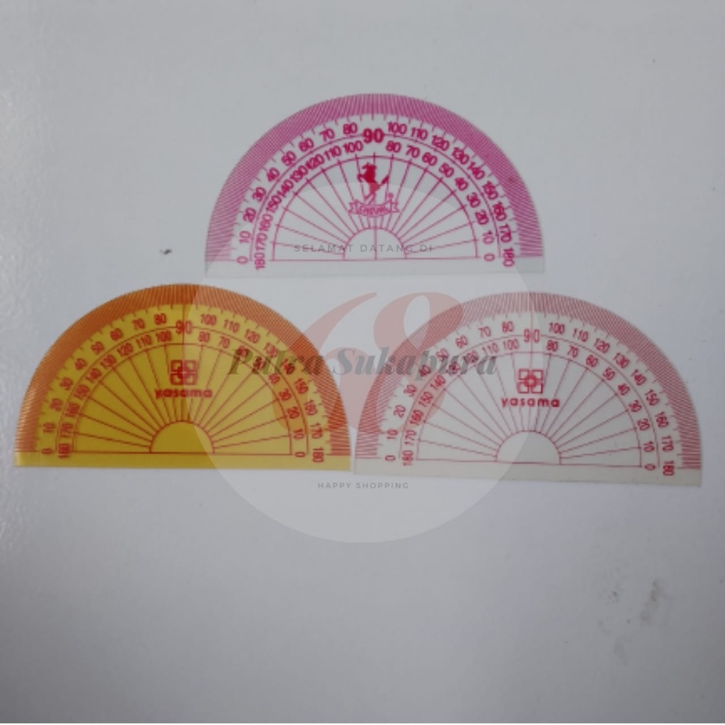 

BIJIAN - Busur Derajat Tipis Plastik 180 Derajat