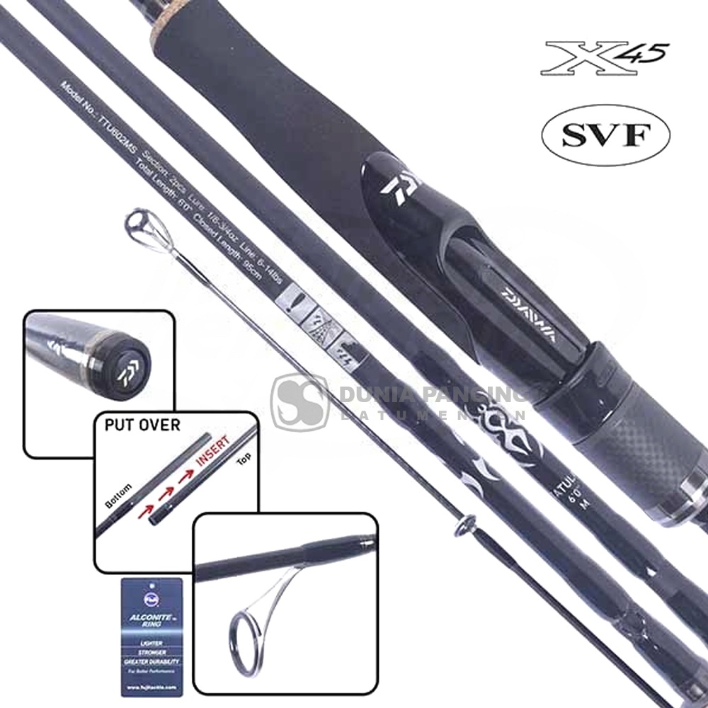 Joran Spinning DAIWA TATULA 2019 | Harian Ikan Mas | Galapung | Fuji