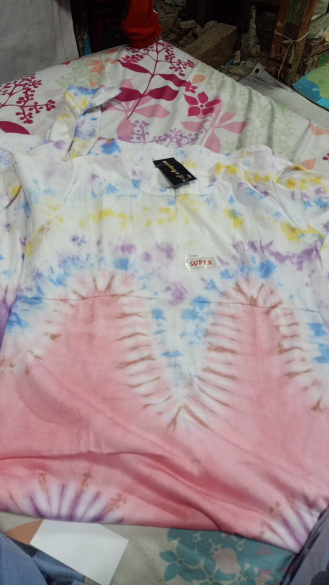 Ready Stock Siap Kirim - Gamis Syahrini || Gamis Motif Batik Ukuran Ld 110 Bahan Kaos Berkualitas