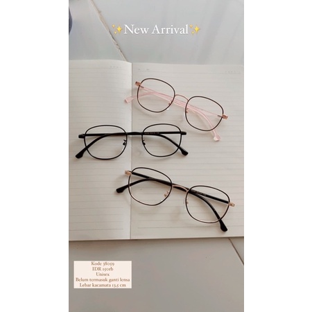 FRAME KACAMATA OPTIK KODE 38059 (FRAME SAJA)