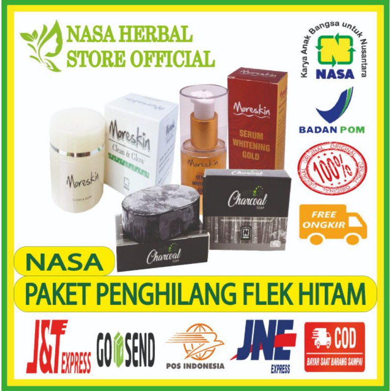 Paket Penghilang Flek Hitam Ampuh Moreskin Nasa untuk Menghilangkan Flek Hitam