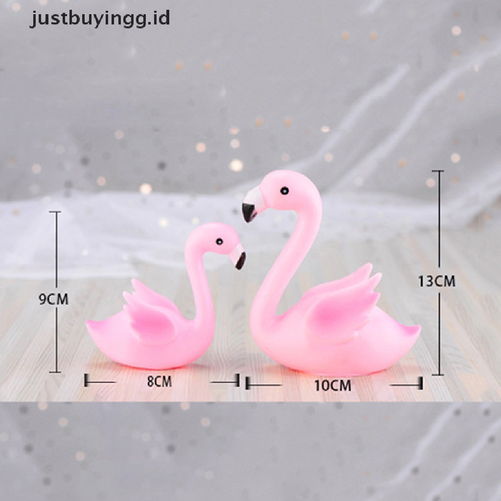 Topper Kue Desain Flamingo Warna Pink Untuk Dekorasi Pesta Ulang Tahun Pernikahan