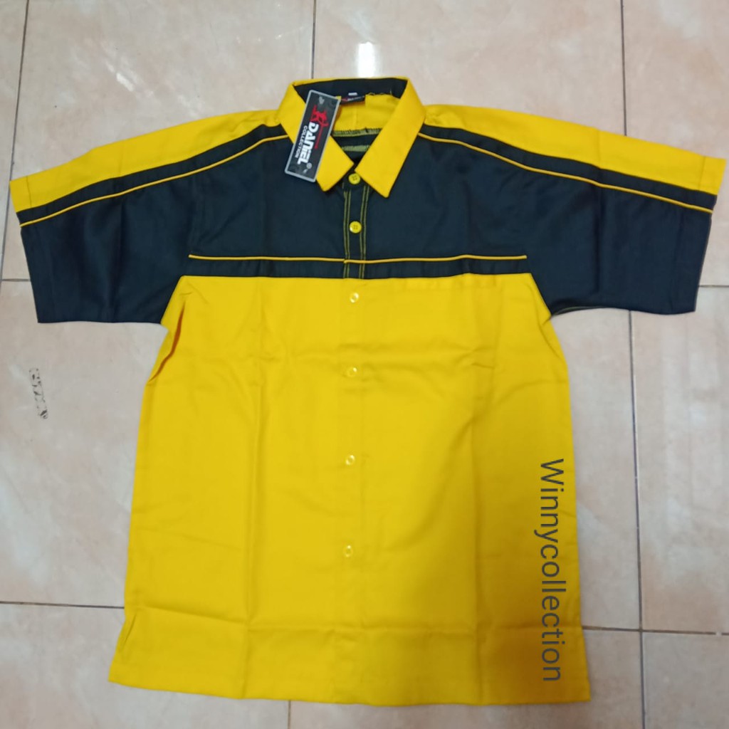 Seragam Kombinasi, Kemeja Seragam, Baju Kerja, Seragam Drill, Baju PDH atasan drill