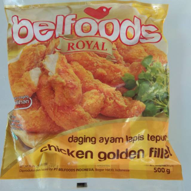 

Belfood royal chicken golden fillet 500gr