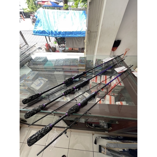 Joran Daihan Kenzaki solid carbon 5-12lb 10 ring guide panjang 120-180cm