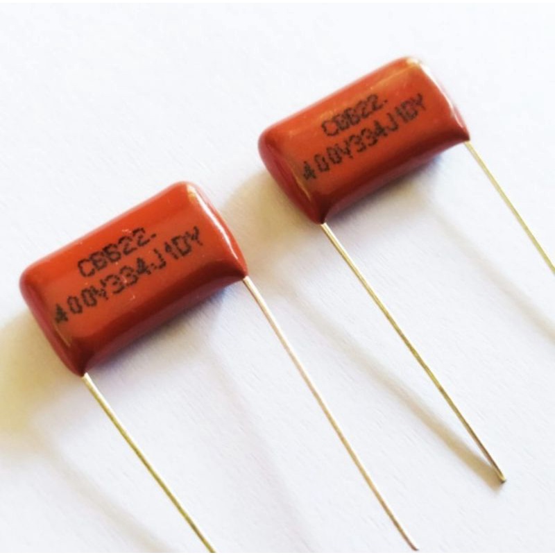 capacitor 330nf 400v / kapasitor mylar 330 nf 400 V / capacitor film 334j