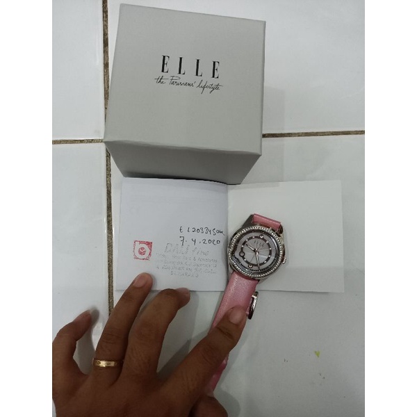 PL Elle Watch Pink / jam Pink Wanita
