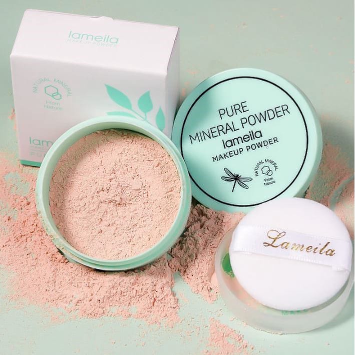 LAMEILA 3607 LOOSE POWDER / BEDAK TABUR KONTROL MINYAK DAN TAHAN LAMA