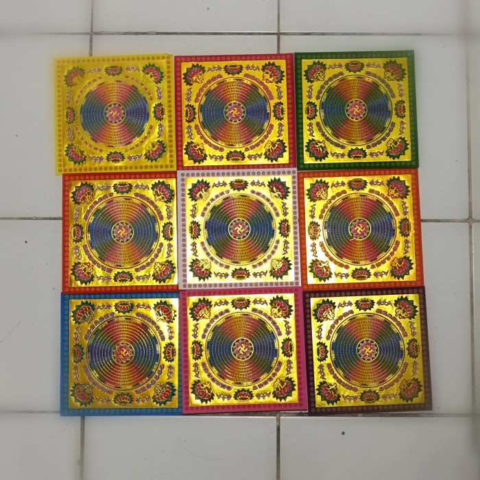 Kertas Sembahyang - Kertas Sembahyang Import Tapeizhou 9 Warna