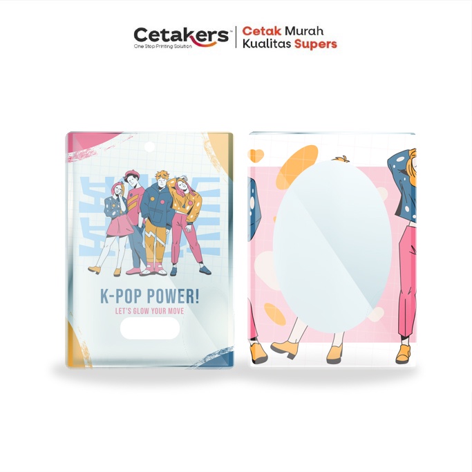 CETAKERS AKRILIK PHOTOCARD HOLDER KPOP - CUSTOM POCA HOLDER UNIK