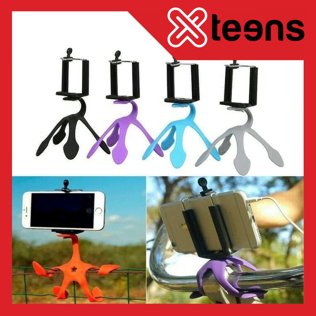 Tripod Gekko Pod Flexible Mini Tripod for smartphone action cam kamera