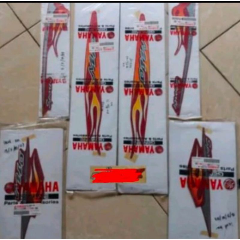 striping mio sporty mio lama old Mio api Merah original