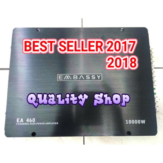 Dijual power 4 channel embassy EA-460 10000 watt Berkualitas