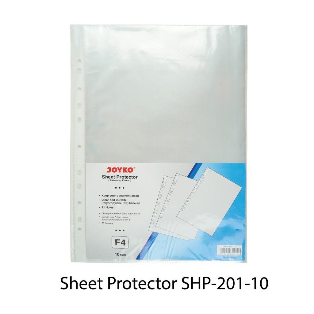 

Sheet Ptotector Pelindung Kertas Shp-201-10 F4