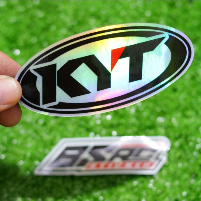 Jual sticker helm kyt hologram / stiker kyt premium Shopee Indonesia