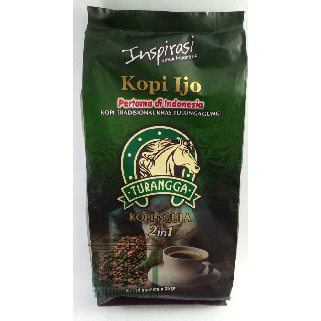 

Turangga Kopi Ijo 2in1 Sachet T 25 Gr