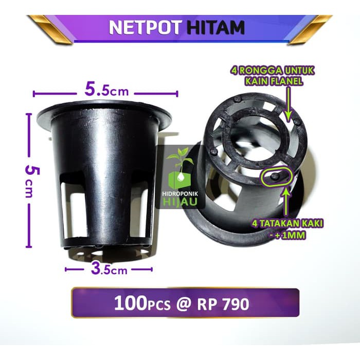 

Unik Netpot Hidroponik Diskon