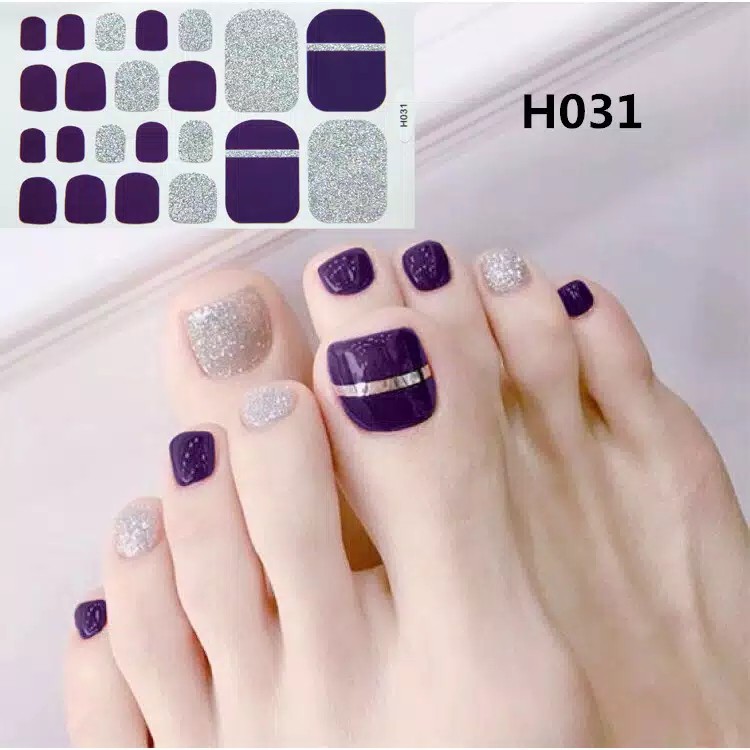 Sticker Kuku Kaki Nail Art 22 Pcs