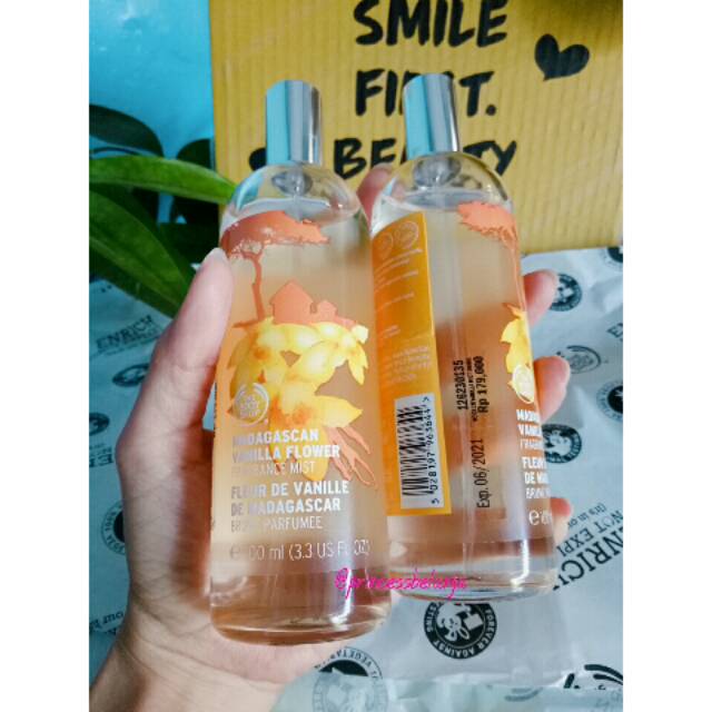 PARFUM MADAGASCAN VANILLA BODY MIST 100ml THE BODY SHOP ORIGINAL