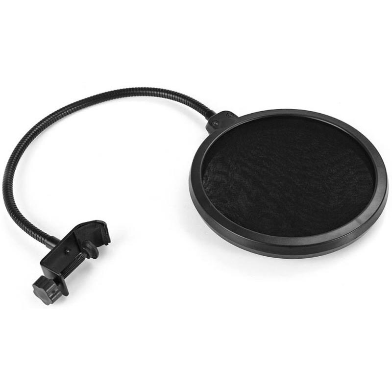 TaffSTUDIO Pop Shield Filter Mikrofon Dual Layer BOP - Black