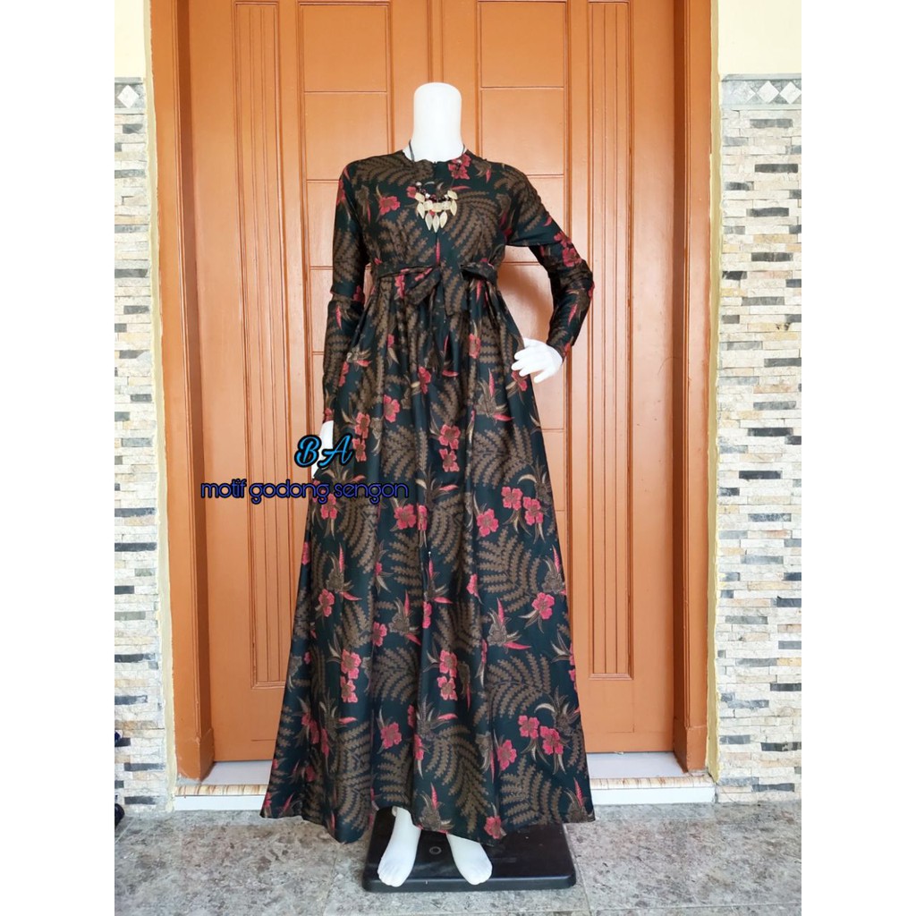 GAMIS BATIK KIYA REAL PICT MAGELANG