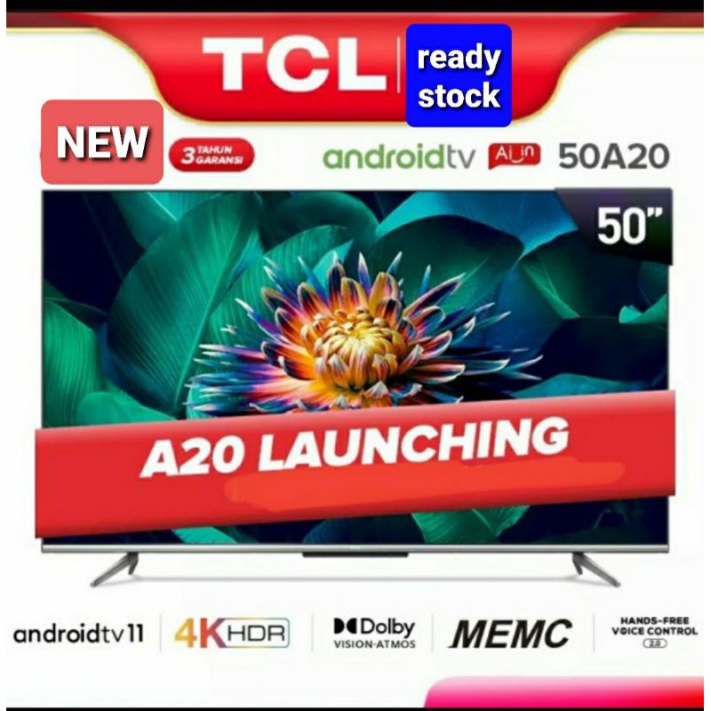 TCL 50A20 android TV 50 inch android 11