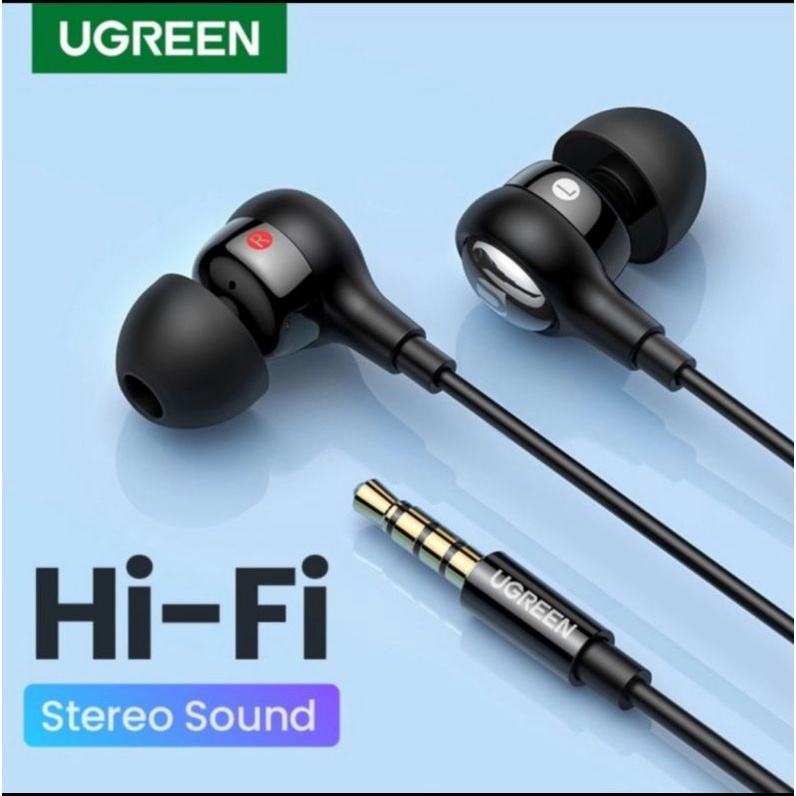 Ugreen Earphone Headset Audio Mic Stereo Hifi With Aux 3.5mm / Usb C / Lightning