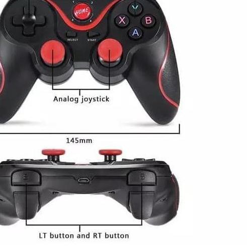 ☊ Gamepad | Game Pad Bluetooth X3 plus HOLDER / Bluetooth X3 Game Controller HP Android & TV Box ♨
