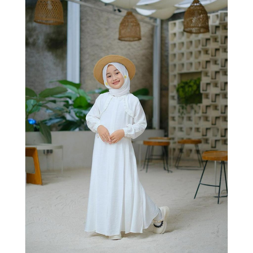 Grosir Gamis Anak Princes 3-5 Tahun Model Simple Elegan Gamis Anak Perempuan Nayla Kids