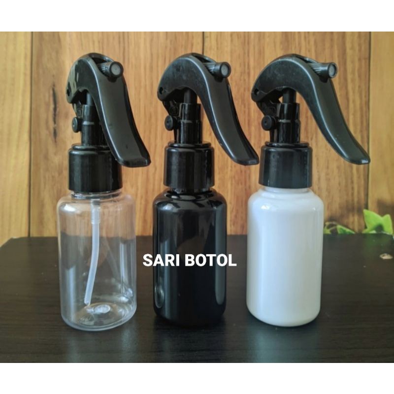 BOTOL SPRAY TRIGGER 60 ML HITAM BEBEK HITAM