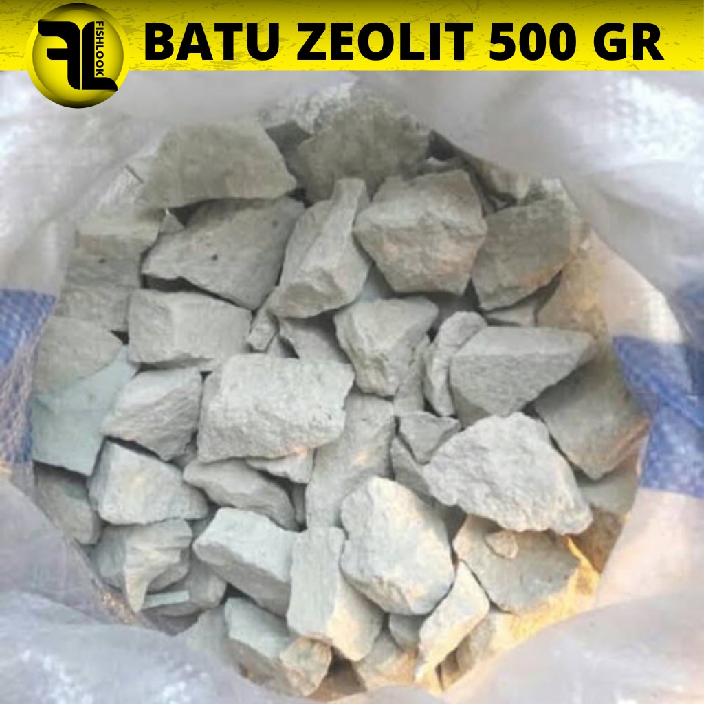 Batu Zeolit 500 GRAM / Zeolite media filter aquarium dan kolam