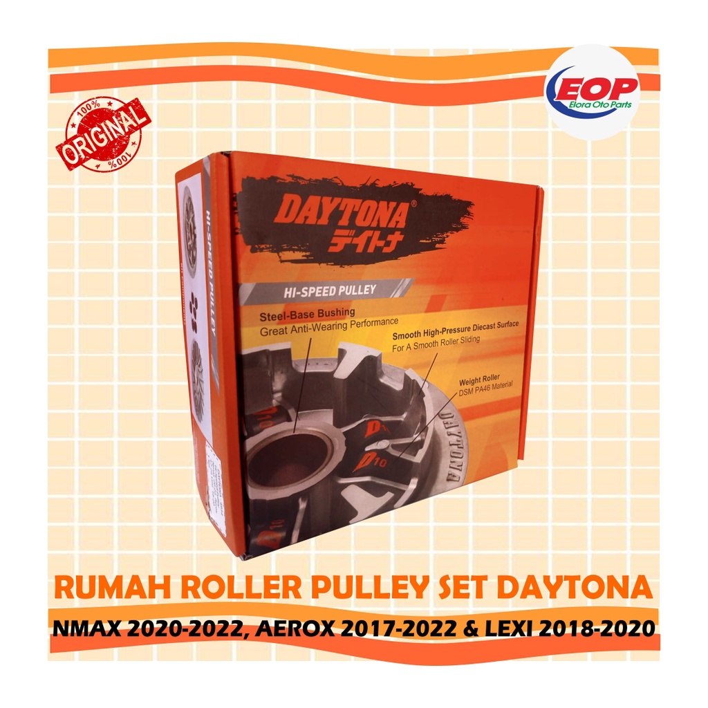 RUMAH ROLLER PULLEY SET NMAX AEROX LEXY DAYTONA 4934