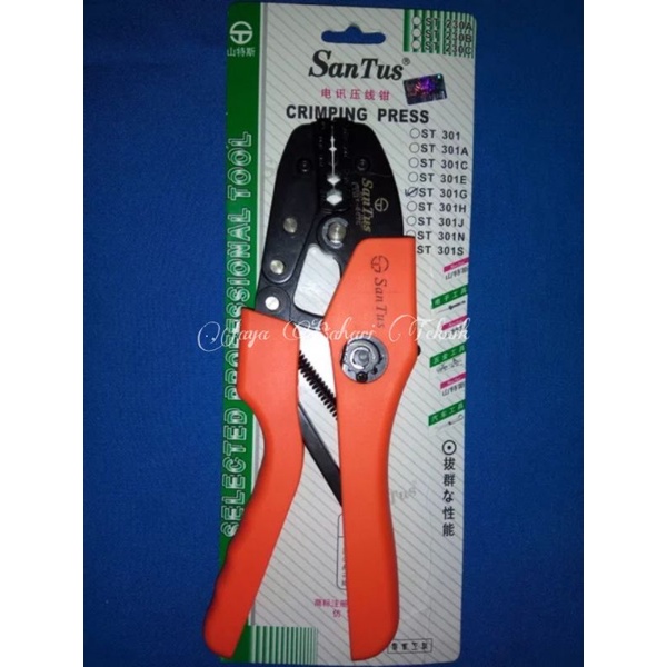 Tang Crimping SANTUS ST301-G Skun Press Hexagonal Pin Terminal